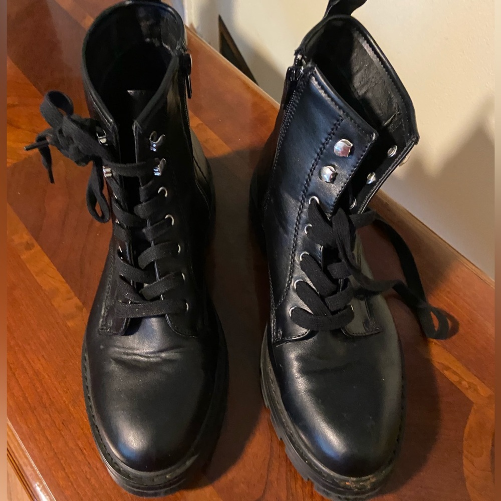 Ladies' biker style boots